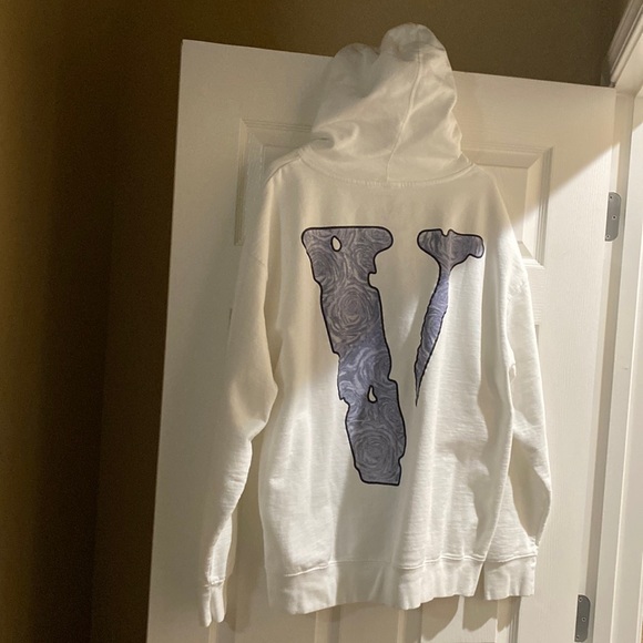 Vlone pop smoke the woo hoodie size XL white